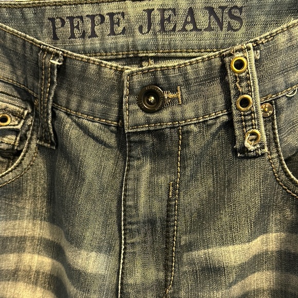 Men’s Retro Style Pepe Jeans Blue Denim - Picture 2 of 6